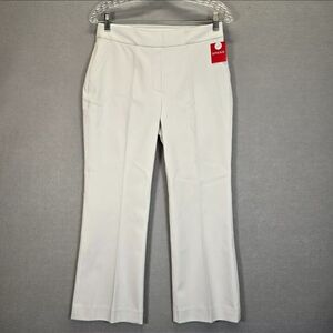 Spanx Women's On-the-Go Kick Flare Pant Classic White size Petite  M